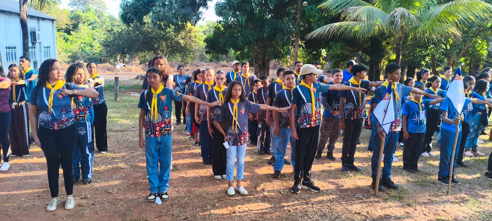Desbravadores do clube Atalaias do Araguaia